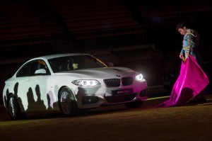 Imanol Sánchez en la presentación de BMW